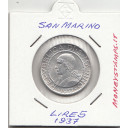 1937 5 Lire Argento Ottima Conservazione San Marino